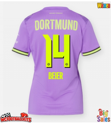 Borussia Dortmund Maximilian Beier #14 Replica Third Stadium Shirt for Women 2026-27 Short Sleeve